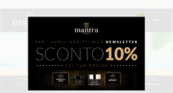 Desktop Screenshot of mantracosmetics.com